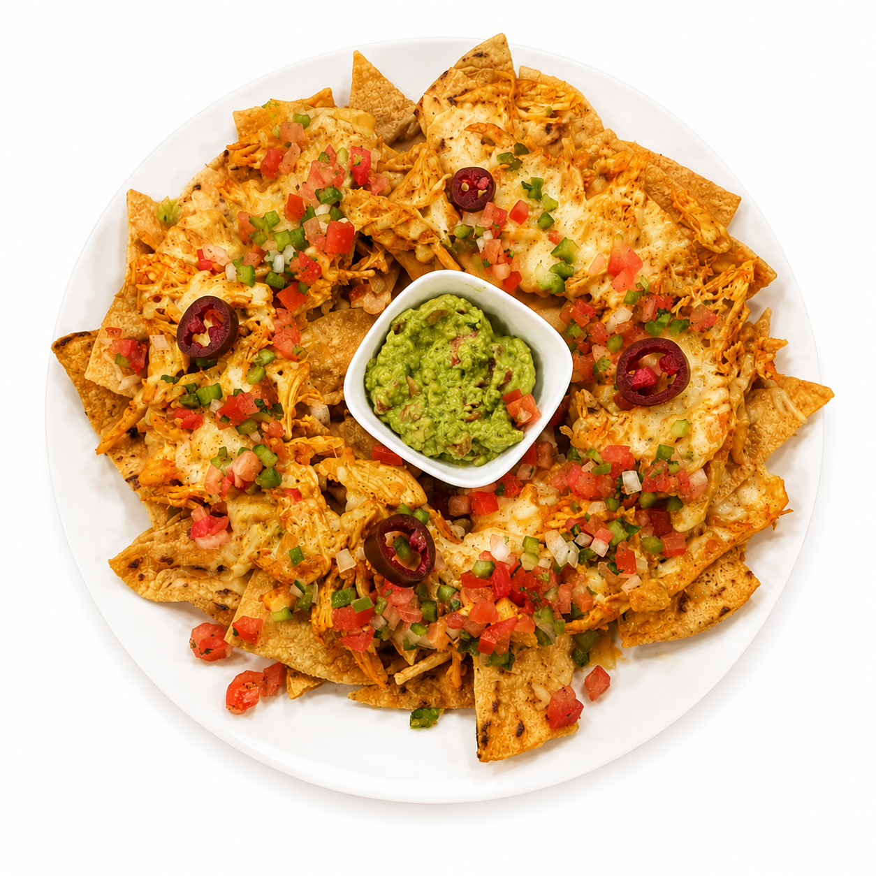 Nachos de pollo o ternera